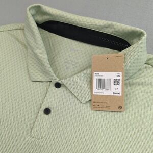 Nike Tour Golf Polo Shirt Mens 4XL Green Pattern Performance Dri-Fit FD5744-343
